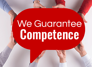 We Guarantee Competence